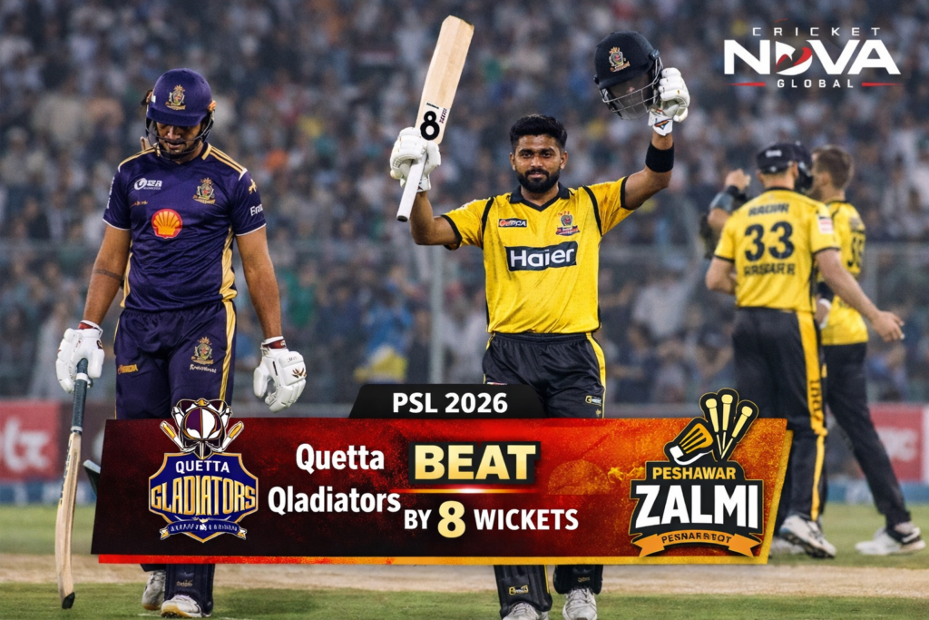 Quetta vs Peshawar Match Result 2026 – Full Scorecard & Highlight