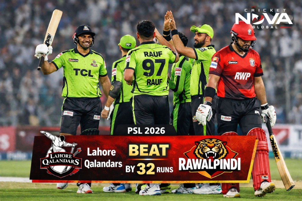 Lahore Qalandars vs Rawalpindi – PSL 2026 Match Report